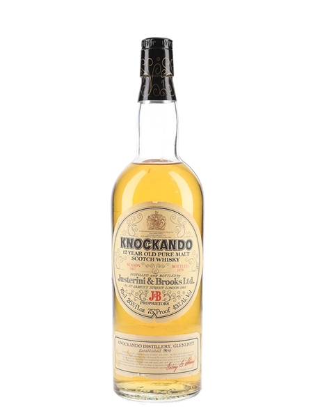 Knockando 1967 12 Year Old Bottled 1979 75cl / 43%