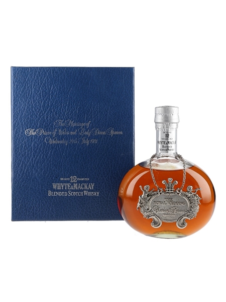 Whyte & Mackay 12 Year Old The Royal Wedding 1981 75cl / 40%