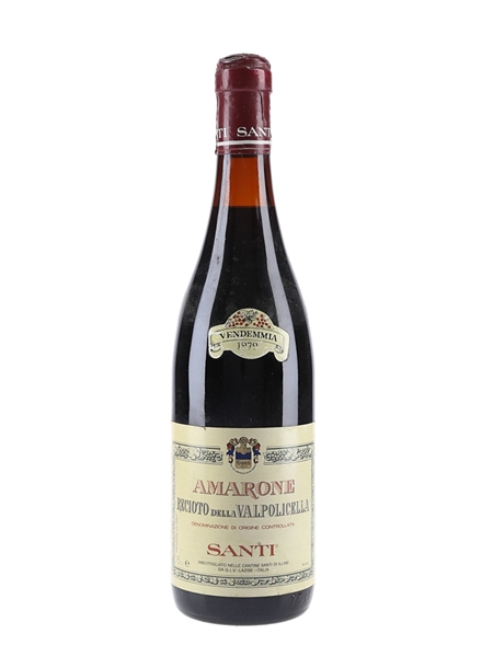 1979 Santi Recioto Della Valpolicella Amarone Cantine Santi Di Illasi 75cl / 14%