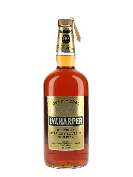 I W Harper Gold Medal 4 Year old Bottled 1980s 94.6cl / 43%