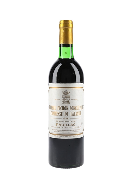 1978 Chateau Pichon Longueville Comtesse De Lalande Grand Cru Classe 75cl / 12.5%