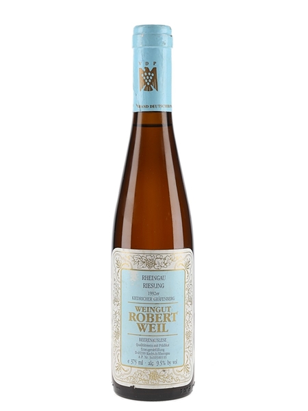 1992 Robert Weil Riesling Beerenauslese Rheingau - Kiedricher Grafenberg 37.5cl / 9.5%