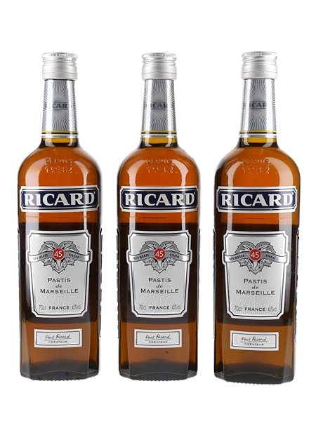 Ricard Pastis De Marseille  3 x 70cl / 45%