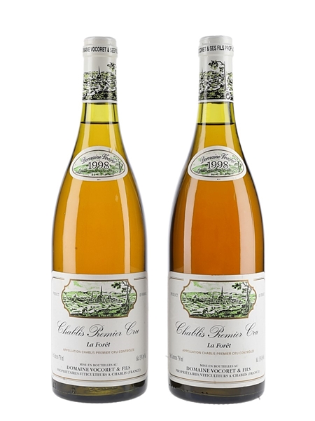 1998 Chablis Premier Cru La Foret Domaine Vocoret 2 x 75cl / 13%