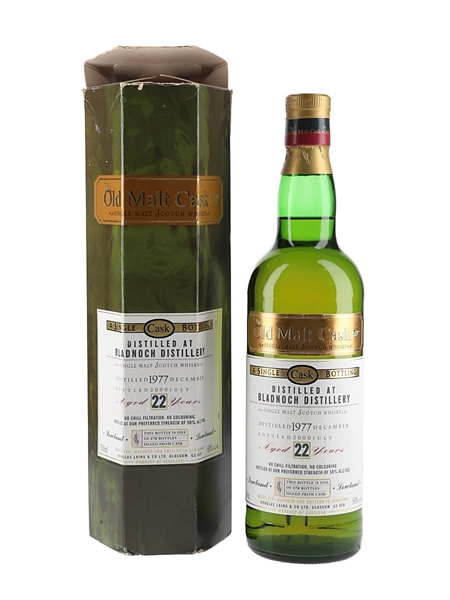 Bladnoch 1977 22 Year Old - Old Malt Cask Bottled 2000 - Douglas Laing 70cl / 50%