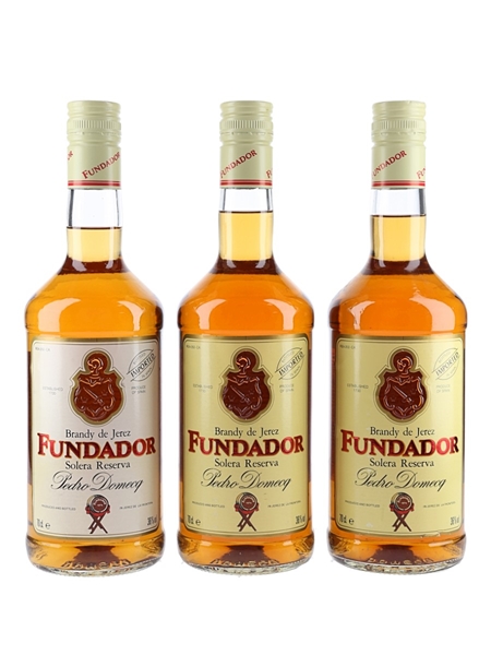 Fundador Solera Reserva Pedro Domecq 3 x 70cl / 36%