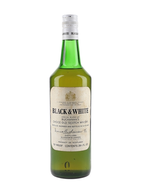 Buchanan's Black & White Bottled 1970s 75.7cl / 40%