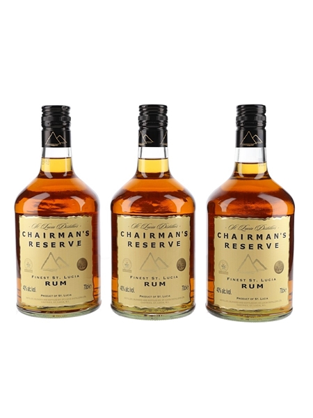 Chairman's Reserve Rum  3 x 70cl / 40%