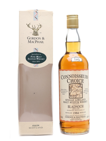 Bladnoch 1984 Bottled 1992 Connoisseurs Choice 70cl / 40%