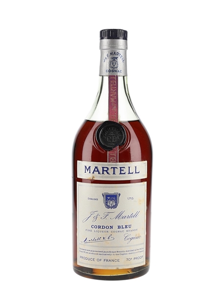 Martell Cordon Bleu Bottled 1970s 68cl / 40%