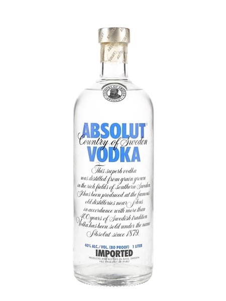 Absolut Vodka  100cl / 40%