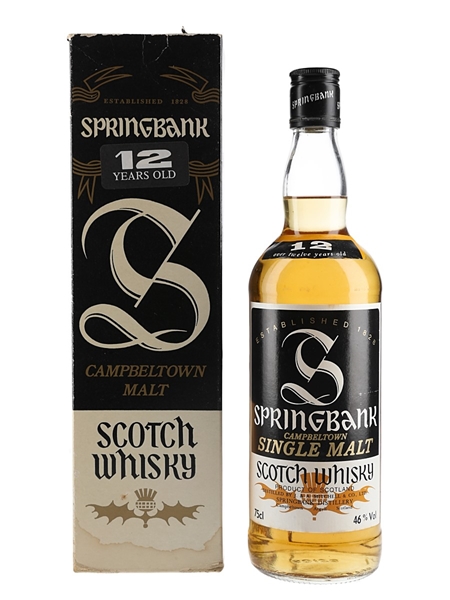 Springbank 12 Year Old Bottled 1980s 75cl / 46%