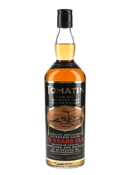 Tomatin 10 Year Old Bottled 1960s-1970s 75.7cl / 40%