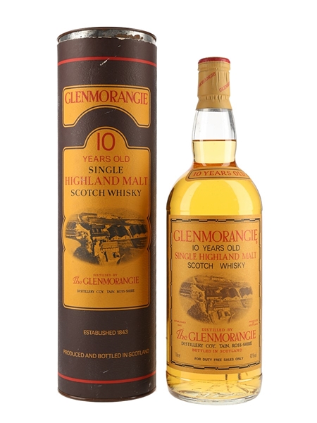 Glenmorangie 10 Year Old Bottled 1980s 100cl / 43%