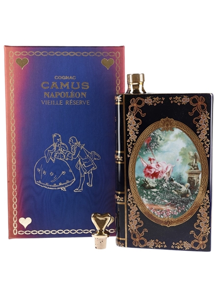 Camus Napoleon Vieille Reserve Cognac Ceramic Book - Lot 180992