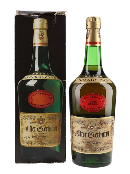 Alter Gerhardt VSOP Brandy Bottled 1980s 70cl / 38%