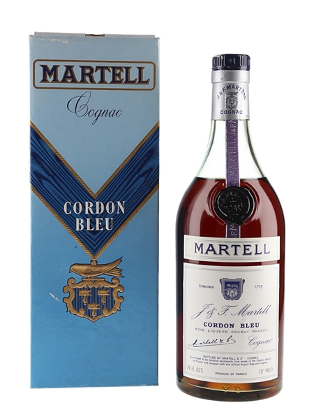 Martell Cordon Bleu Bottled 1970s 68cl / 40%