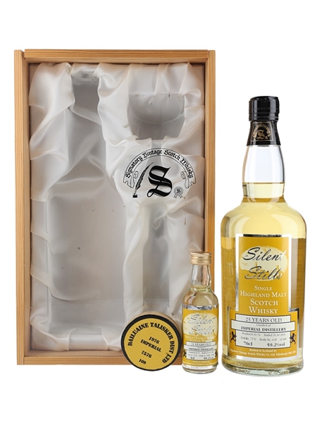 Imperial 1976 25 Year Old Silent Stills Bottled 2001 - Signatory Vintage 5cl & 70cl / 59.2%