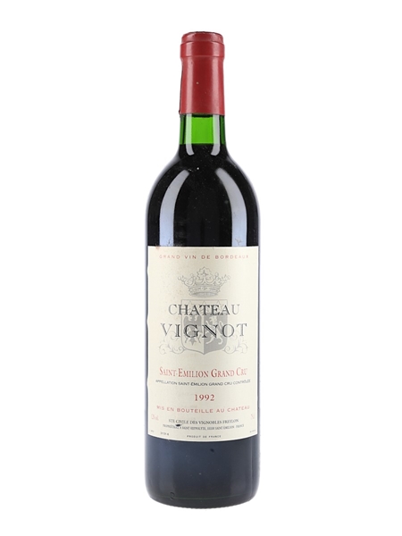 1992 Chateau Vignot Saint Emilion Grand Cru 75cl / 12%