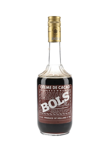 Bols Creme De Cacao Bottled 1970s 75cl / 27%