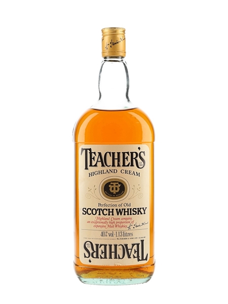 Teacher's Highland Cream Bottled 1980s 113cl / 40%