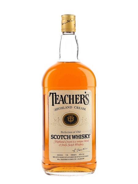 Teacher's Highland Cream Bottled 1980s - Large Format 150cl / 40%