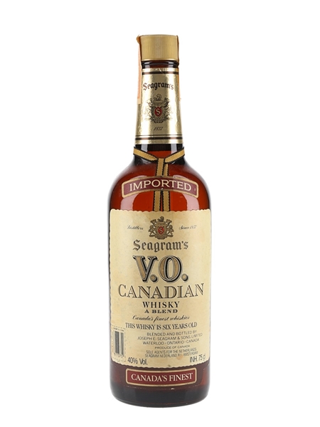 Seagram's VO 1984 Italian Import 75cl / 40%