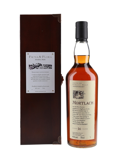 Mortlach 16 Year Old Flora & Fauna 70cl / 43%