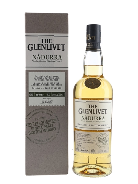 Glenlivet Nadurra First Fill American Oak Bottled 2017 - Batch FF0717 70cl / 60.3%