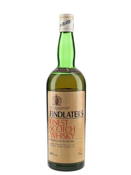 Findlater's 5 Year Old Bottled 1980s 75cl / 40%