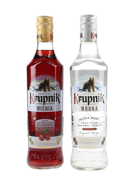 Krupnik Vodka & Wisnia Vodka  2 x 50cl