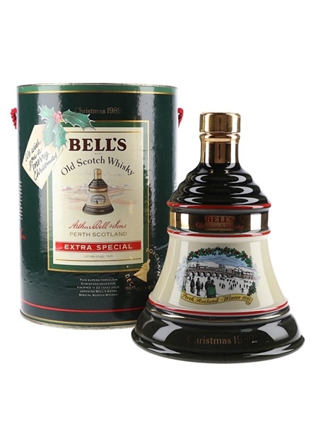 Bell's Christmas 1989 Ceramic Decanter Perth Winter 1895 75cl / 43%