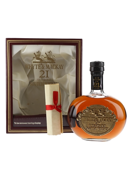 Whyte & Mackay 21 Year Old Gold Medallion - Bottled 1980s 75cl / 43%