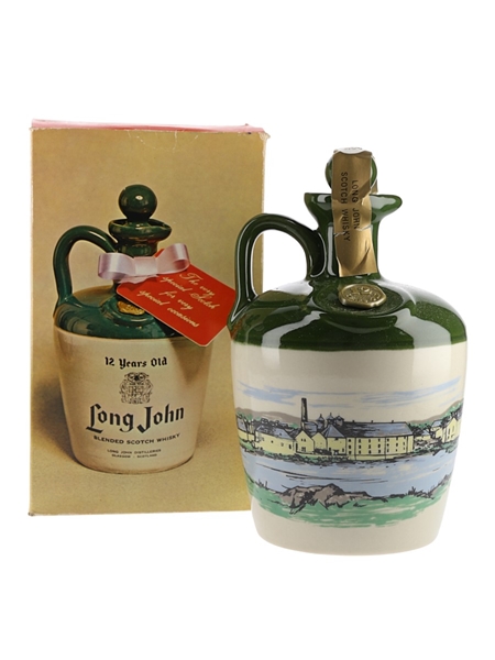 Long John 12 Year Old Bottled 1980s - Ceramic Jug 75cl / 43%