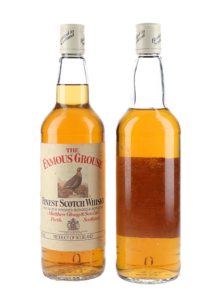 Famous Grouse Bottled 1980s - Missing Label 2 x 75cl / 40%