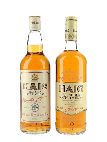 Haig Fine Old Bottled 1980s 2 x 75cl / 40%