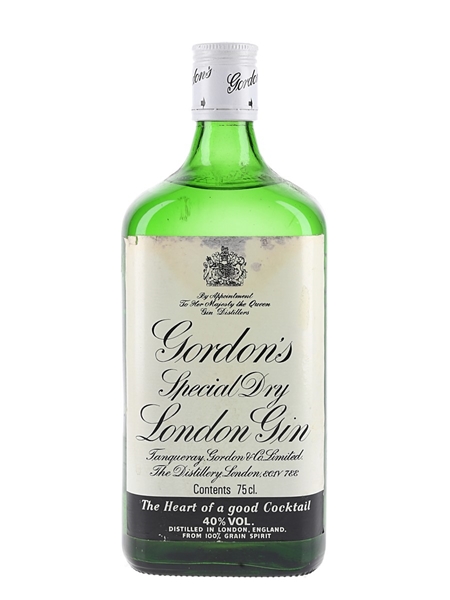 Gordon's Special Dry London Gin Bottled 1980s 75cl / 40%