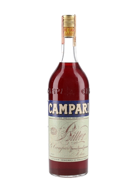 Campari Bitter Bottled 1970s-1980s 100cl / 25%