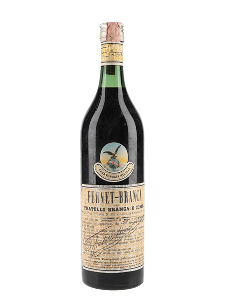 Fernet Branca Bottled 1960s-1970s 100cl / 45%