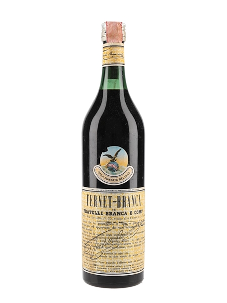 Fernet Branca Bottled 1960s-1970s 100cl / 45%