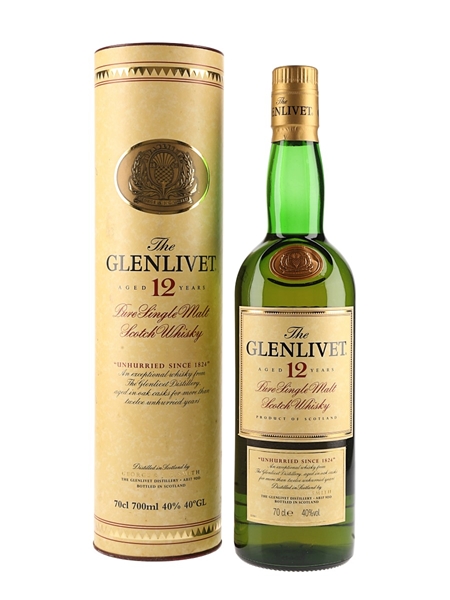 Glenlivet 12 Year Old Bottled 1990s-2000s 70cl / 40%