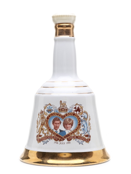 Bell's Royal Wedding 1981 Charles and Diana - Ceramic Decanter 75cl / 40%