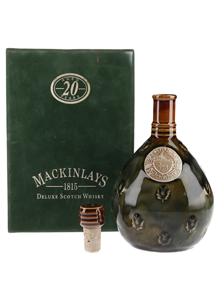 Mackinlay's Deluxe 20 Year Old Wade Ceramic Decanter 70cl / 43%