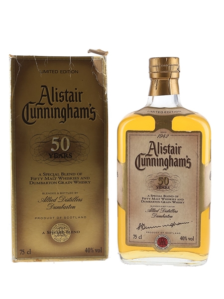 Alistair Cunningham's Limited Edition 50 Years Bottled 1990s 75cl / 40%