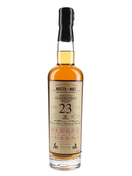 Glenrothes 1993 23 Year Old Bottled 2017 - The Master Of Malt 70cl / 54%