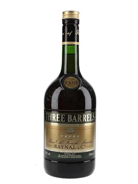 Three Barrels VSOP 5 Star Old Presentation - Duty Free 100cl / 40%