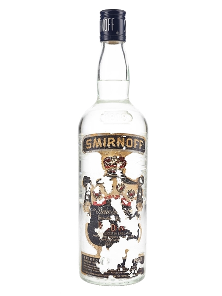 Smirnoff Blue Label Bottled 1970s - England 75.7cl