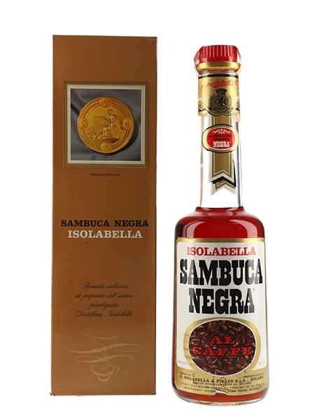 Isolabella Sambuca Negra Al Cafe Bottled 1960s-1970s 75cl / 40%