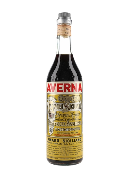 Fratelli Averna Amaro Siciliano Bottled 1970s 100cl / 34%