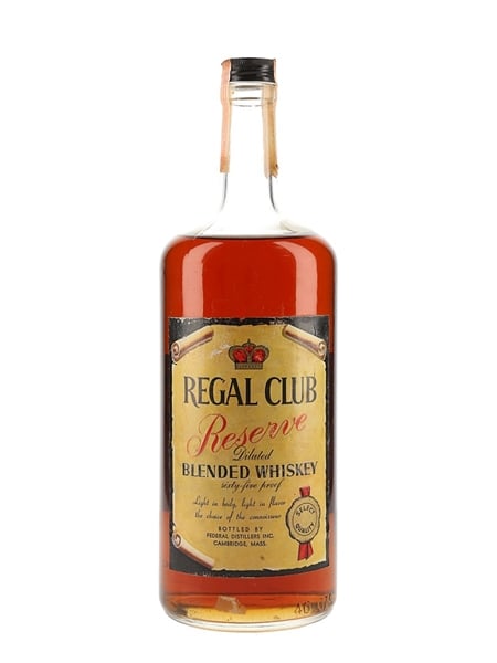 Regal Club Reserve 6 Year Old 65 Proof Bottled 1970s 113cl / 32.5%